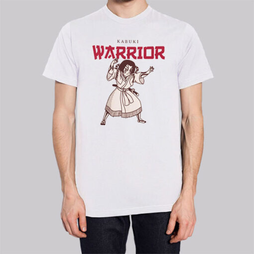 Manga Japanese Art Kabuki Warrior Shirt