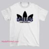 Classic Logo Adidas Parody Dallas Football Shirt featuring a playful twist on the three-stripes style with a sporty Dallas football-inspired design. Bold parody logo streetwear tee.