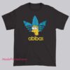 Funny Cartoon Abibas Parody Logo Shirt featuring a playful cartoon twist on the Adidas-inspired design. Bold and humorous streetwear tee for parody logo lovers and aesthetic fashion fans.