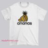 Inspired Ananas Pineapple Adidas Parody Shirt featuring a playful pineapple twist on the Adidas three-stripe style. Fun, aesthetic streetwear tee for parody logo and brands fans.