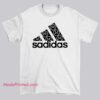 Sad Emoji Sadidas Shirt Adidas Meme featuring a playful parody of the Adidas logo with a sad-face twist, humorous streetwear vibe, and bold parody logo and brands aesthetic for meme lovers.