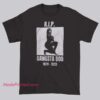 Remembering Gangsta Boo 1979-2023 Tribute Shirt hip hop memorial graphic printed on cotton short sleeve tee, classic rap tribute apparel honoring Memphis rap legend in black or white casual shirt